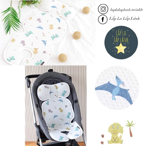 Bebenuvo Nệm lót xe đẩy Dino