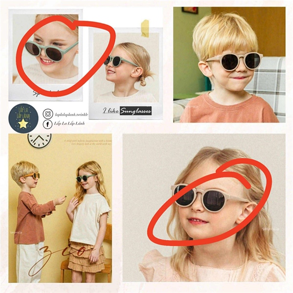 Spunkid Kính mát Jio Olive Green