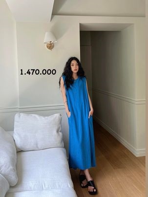 Marquise Đầm xanh dương