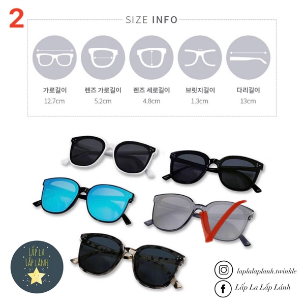 Bayb Kinh Mát Cho Bé Xám