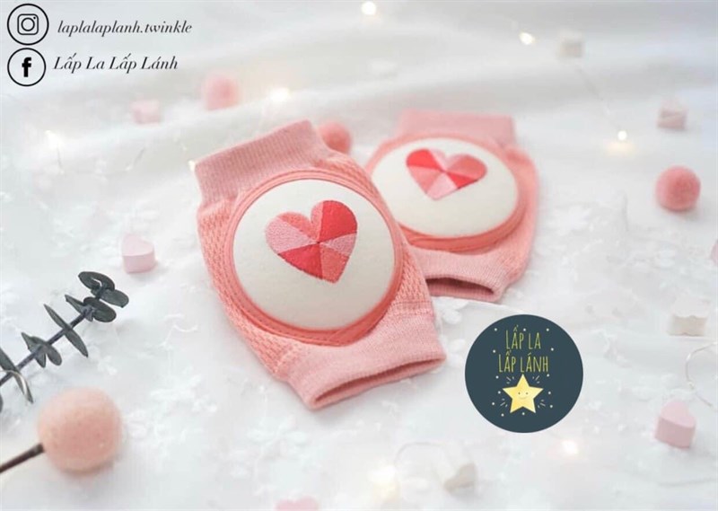 Koongs Bảo vệ đầu gối Pink Heart