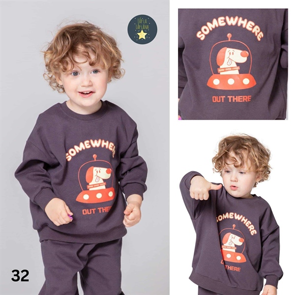 Kidscomo Đồ bộ số 32 size 6-7y