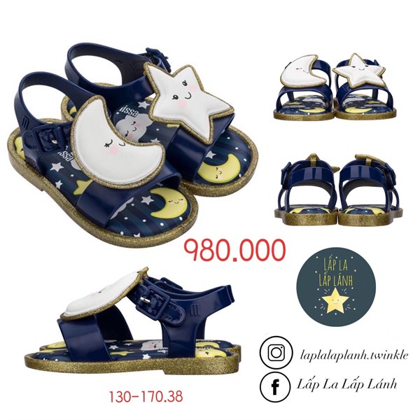 Minimelissa Sandals MSKCA2TSSW11NVY size 160