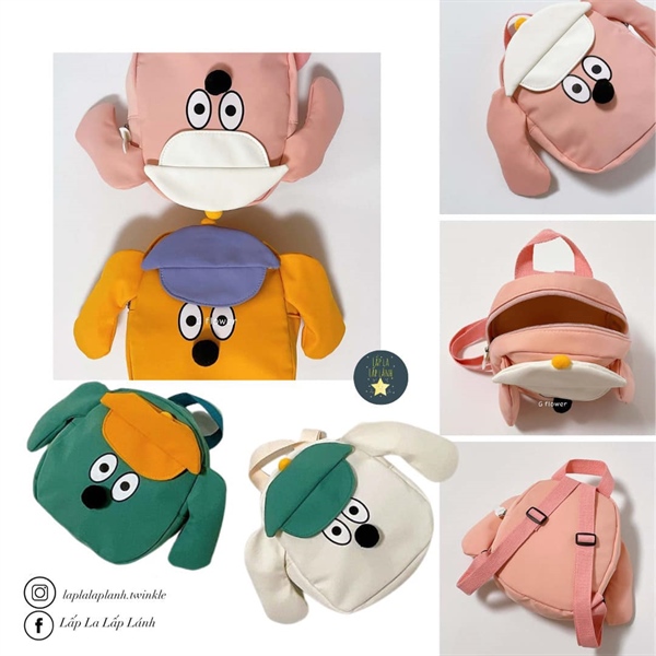 Rangubebe Balo cún Hồng