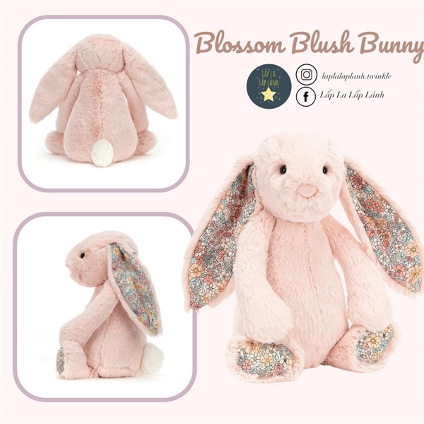 Jellycat Blossom Blush Bunny size 36cm