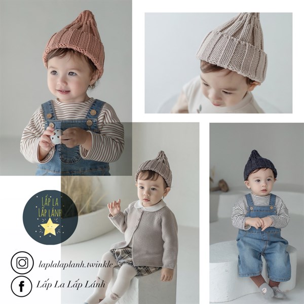 Happy Prince Nón cói hình gấu 12-24m (52) Trắng