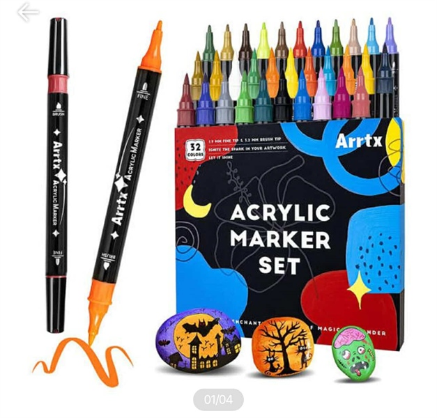Artbox Bộ bút màu acrylic 32 màu