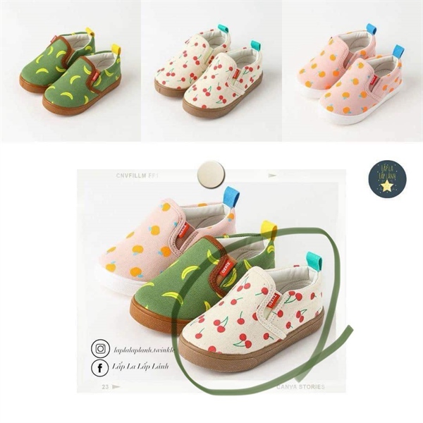 Ozkiz Slipon Cherry Ivory size 140