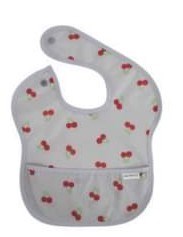 Easyfabric Yếm chống thấm Cherry Xám