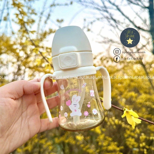 Grosmimi Bình nước Thỏ kẹo 300ml