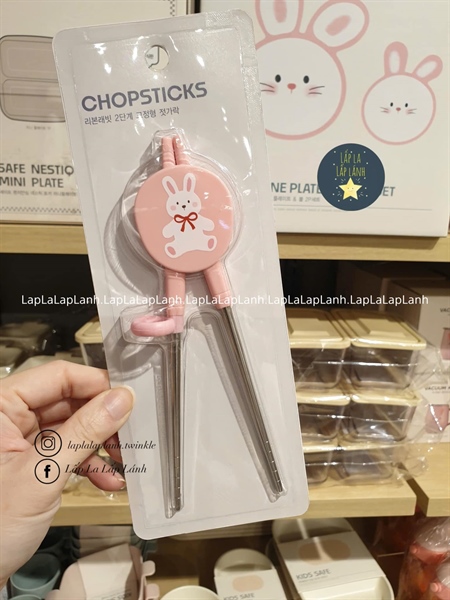 Modernhouse Đũa tập gắp Thỏ nơ đỏ