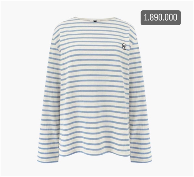 Depound Áo sọc tay dài