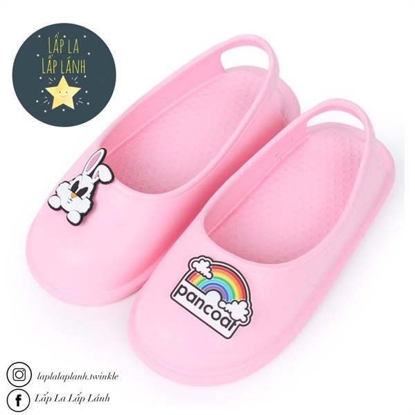 Pancoat Giày nhựa Thỏ Hồng size 200