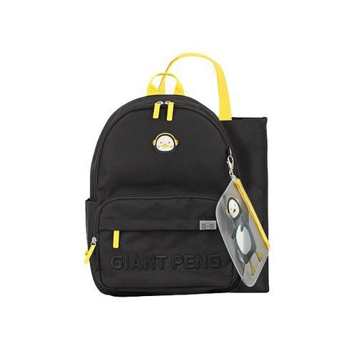 Winghouse Set balo Penguine Đen GP0002