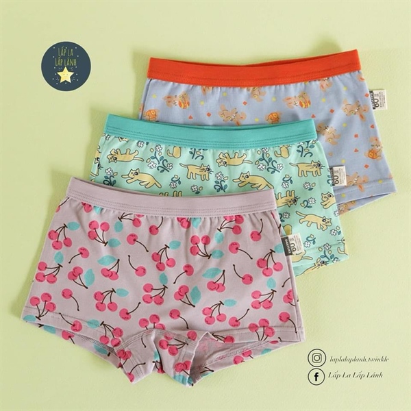 Dailylike Set quần chip girl 5 size 70 6-7y