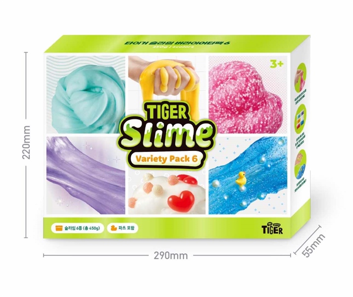 Mylittletiger Set 6 hũ slime