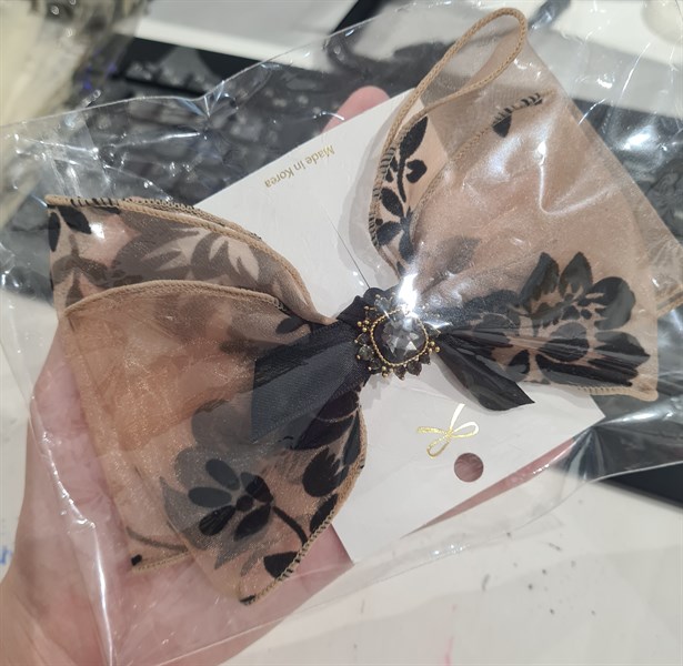 Handmade Kẹp nơ mom mẫu 1