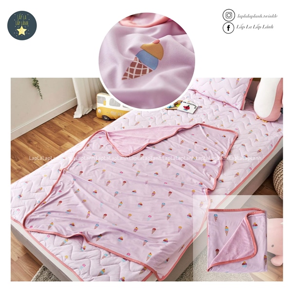 Modernhouse Chăn cooling không chần bông 100x140 Que kem