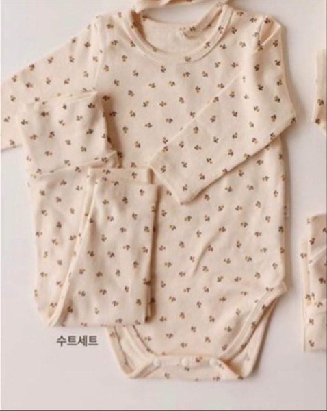 Peekaboo Bodysuit Hoa Nhí Ivory size 12m