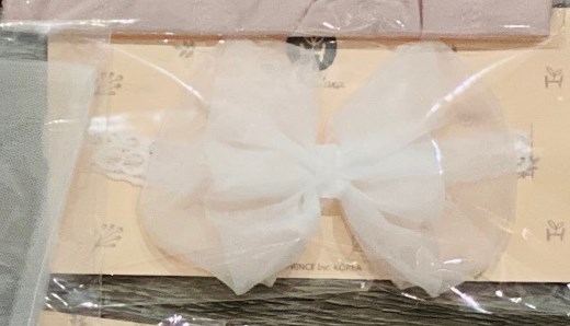 Happy Prince Hairban Nơ Voan Trắng