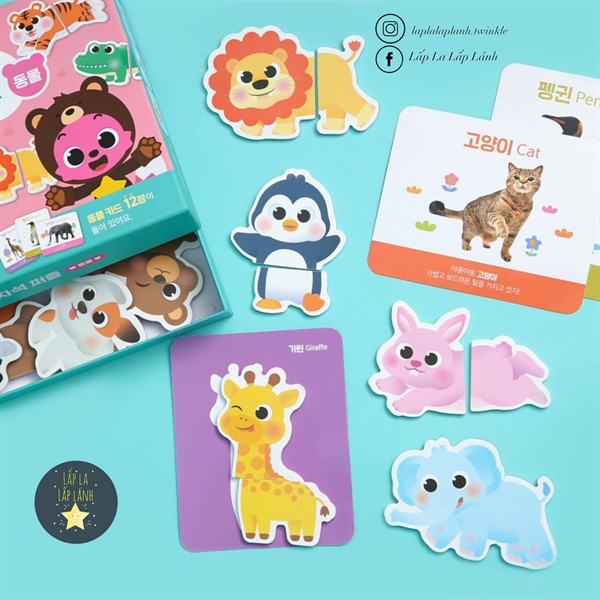 Pinkfong Bộ puzzle playcard