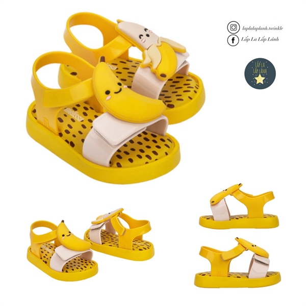 MiniMelissa Sandal SS22 banana size 160