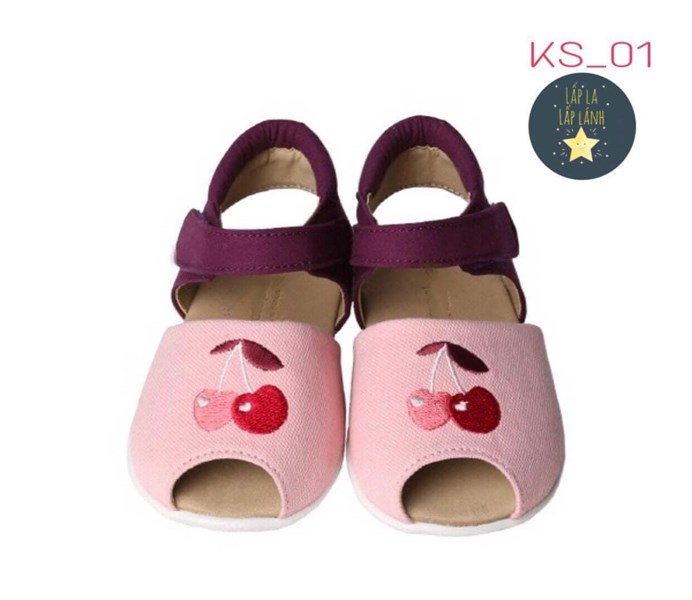 Kinderspel Sandals tập đi Cherry size 12-18m (135)