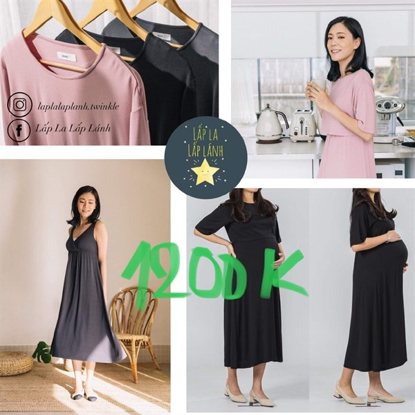 Konny Đầm bỉm sữa sát nách kèm áo ngoài Hồng