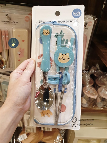Modernhouse Set muỗng đũa tập gắp Hổ Xanh
