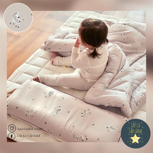 Formongde Chăn lông Ngựa Vằn Beige 100x130cm