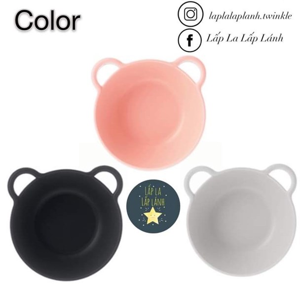 Nineware Chén gấu size lớn Trắng