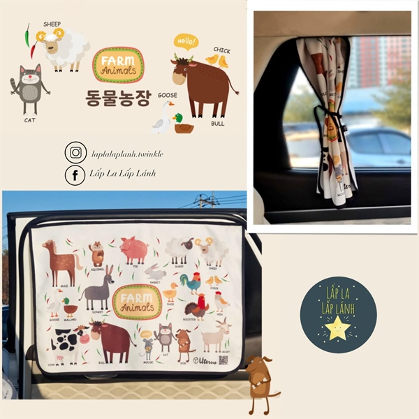 Uterus Chắn nắng farm animals