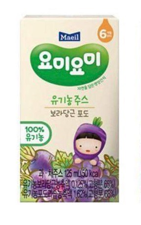 Maeil Nước ép Nho cà rốt lốc 4 hộp