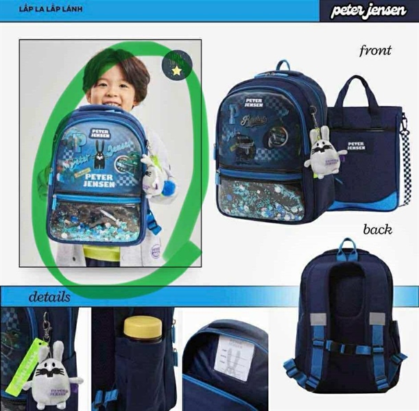 PeterJensen Balo PUS62UP03M Navy