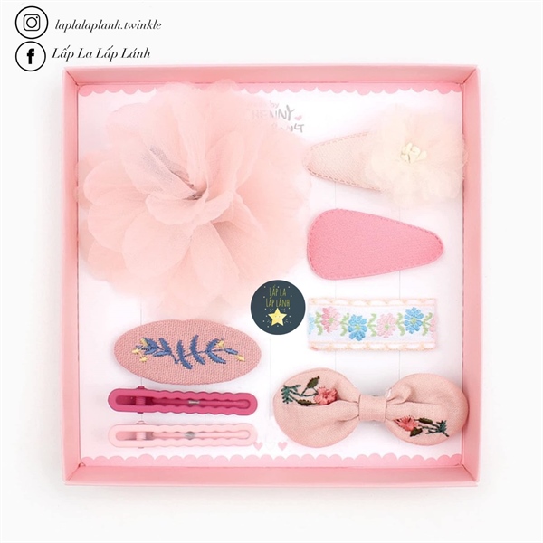 ChennyBongBong Set kẹp mẫu 12