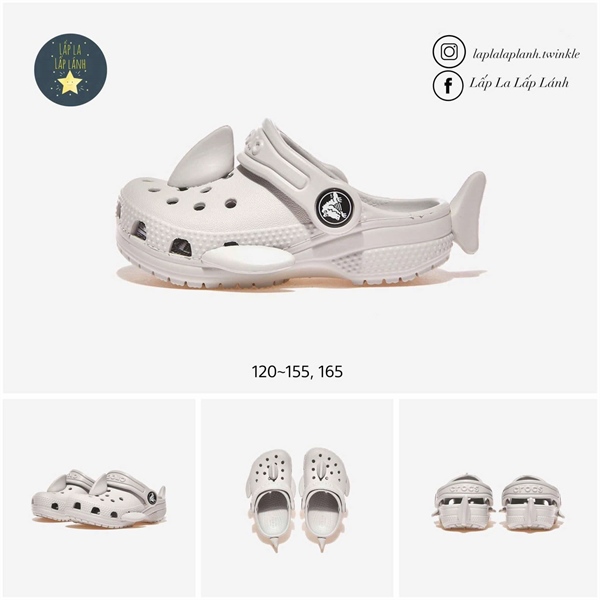 Crocs Sandal CRS210014 cá voi size 155