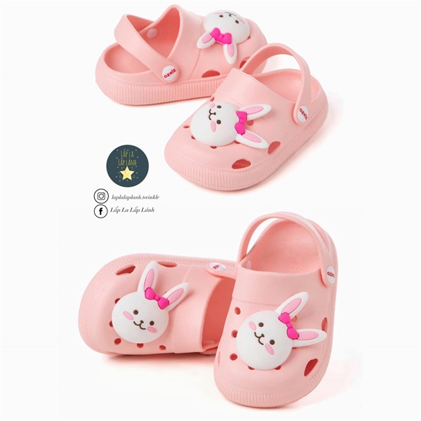 Ozkiz Dép nhựa thỏ hồng s180