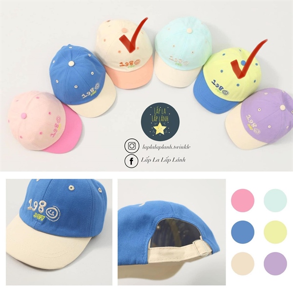 Rangubebe Nón lưỡi trai 198 màu Cam