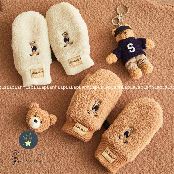 Shoopenkids Găng tay HPKAGD4V5U Beige