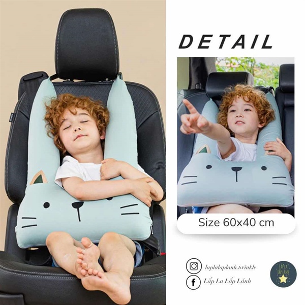 Kangaruru Gối ôm carseat Mèo xanh