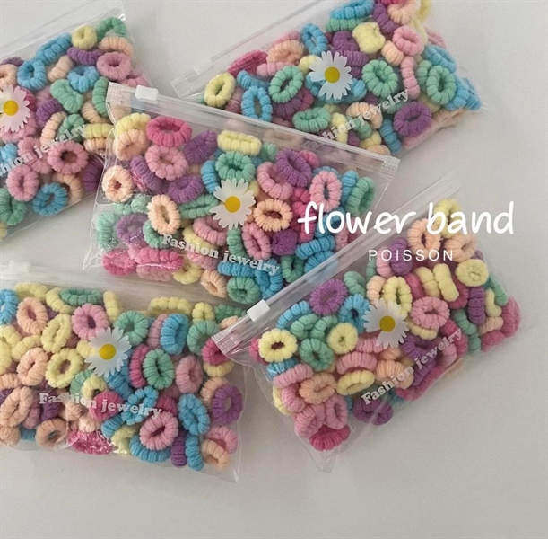 Poisson Set cột tóc nhiều màu