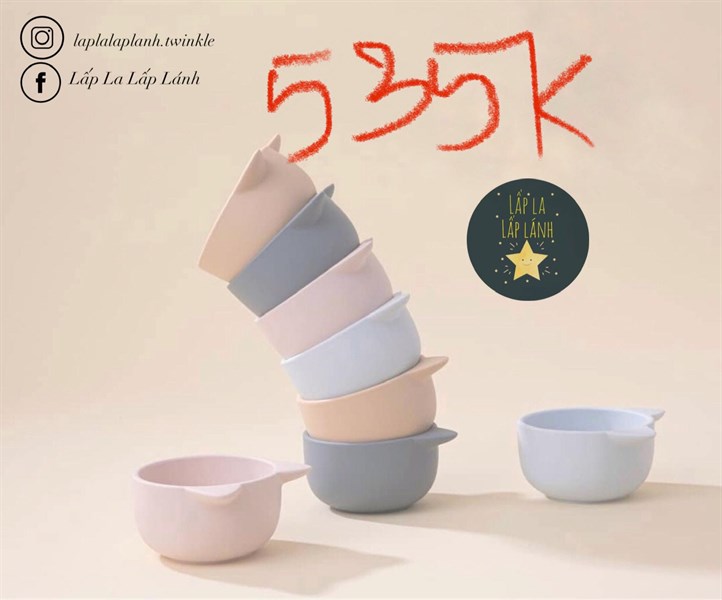 Babylien Chén Mèo Pink