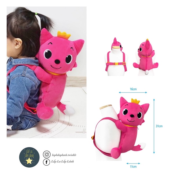Pinkfong Balo Pinkfong Hồng