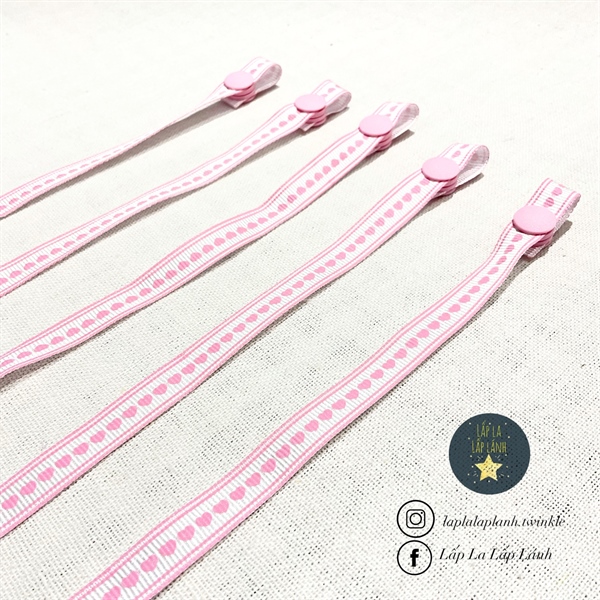 Lucyqueen Dây khẩu trang Tim Hồng