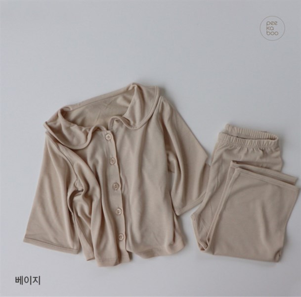 Peekaboo Pure Beige Bộ rời Toddler size L